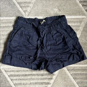 Nicole Miller Blue High Waist Shorts